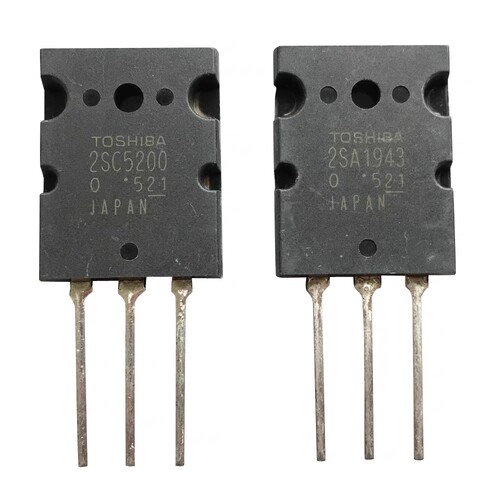 日本东芝2SA1943/2SC5200 原装全新功放管A1943 C5200音响对管