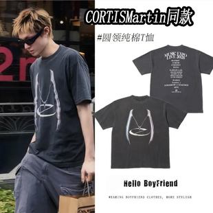 CORTIS男团马丁Martin同款MUSIC EXPO Live Tee纪念版短袖T恤