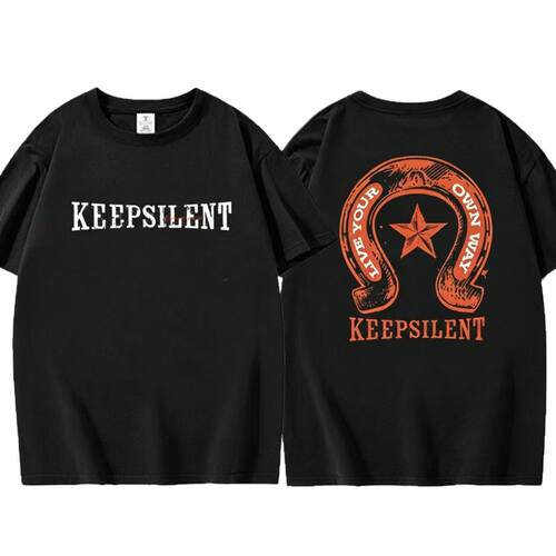 邝玲玲keepsilent美玲同款短袖