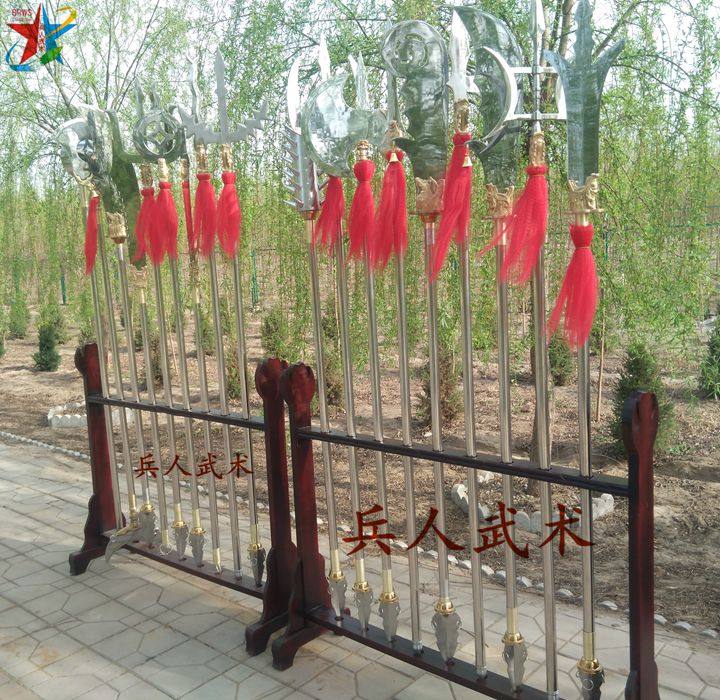 十八般兵器全套 不锈钢大件 十八班长兵器武术器材 厂家直销