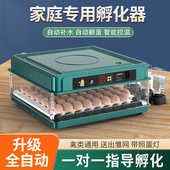 孵蛋器芦丁鸡孵化器小型家用型全自动小鸡鸡蛋水床智能泡沫孵化箱