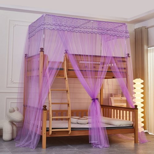 新款上下铺专用子母床蚊帐防尘顶