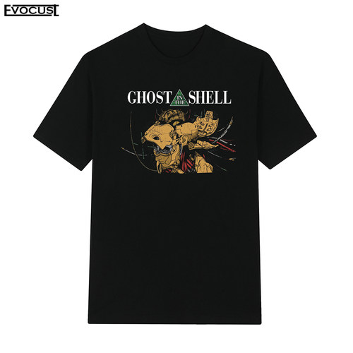 Ghost in the Shell攻壳机动队1995机械盔甲短袖T恤男女复古