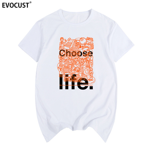 猜火车Trainspotting choose life经典电影台词男女短袖T恤