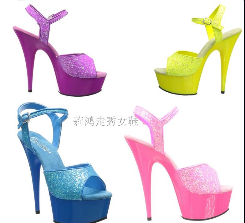 夏季夜店性感超高跟鞋包邮