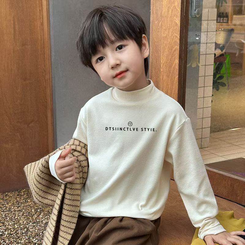 秋冬新款德绒半高领百搭男童长袖上衣中大童纯色内搭加绒打底衫潮,童装/婴儿装/亲子装,保暖上装,淘宝优惠券,粉丝福利购,淘宝优惠卷