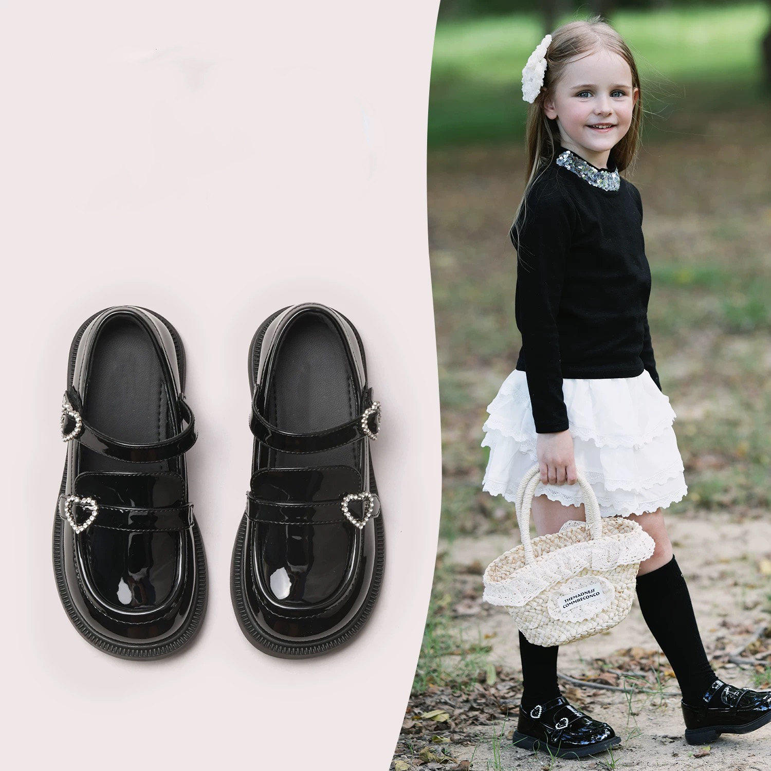 真皮女童鞋子春秋儿童黑色演出鞋乐福小皮鞋小女孩玛丽珍公主单鞋,童鞋/婴儿鞋/亲子鞋,演出小黑鞋,淘宝优惠券,粉丝福利购,淘宝优惠卷