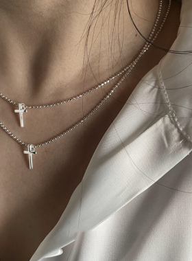 s925纯银闪珠链男女通用