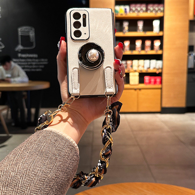 米拓玫瑰花支架适用于oppofindn2手机壳折叠简约皮质保护壳oppofindn