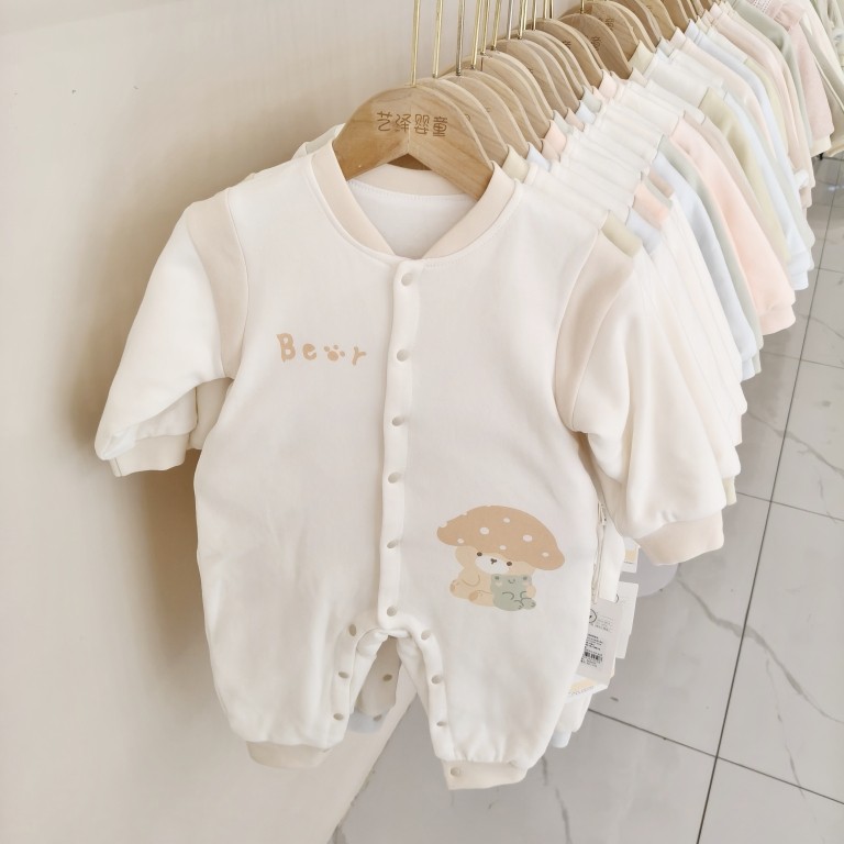婴儿纯棉春秋夹棉保暖棉衣秋冬季儿童男女宝宝薄棉连体外出抱衣服,童装/婴儿装/亲子装,连身衣/爬服/哈衣,淘宝优惠券,粉丝福利购,淘宝优惠卷