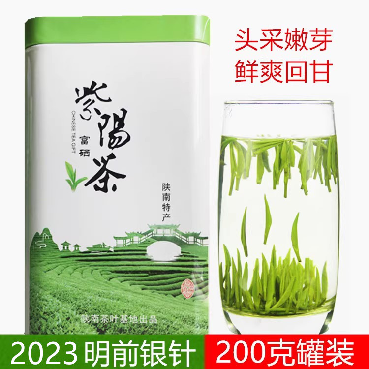 明前紫阳茶绿茶紫阳富硒茶