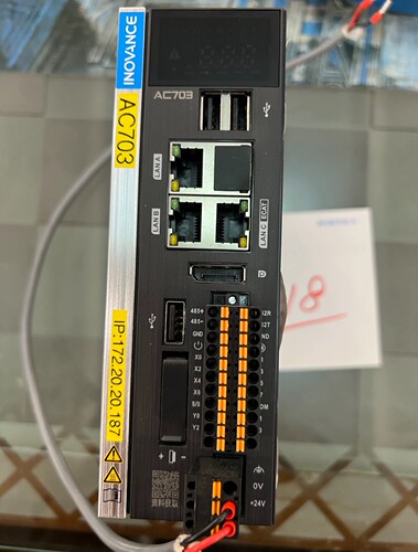 二手汇川AC703可编程逻辑控制器PLC