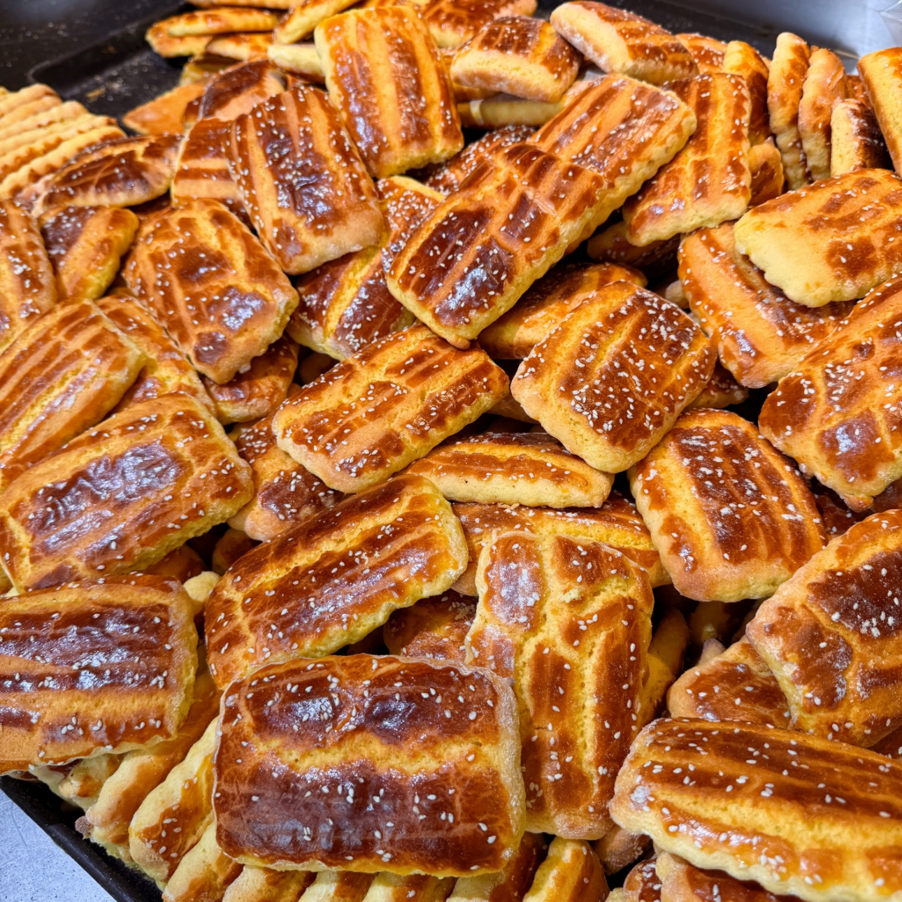 东北老式老式【发面】大饼干