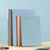 林丽佳A5肤感皮面笔记本子加厚皮质记事本工作商务办公人士简约b5