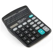 桌面计算器 计算机 办公型计算器 太阳能 得力837计算器