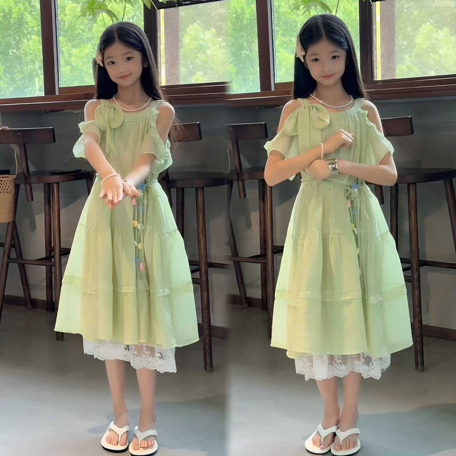 女童夏季独特漂亮裙子新款