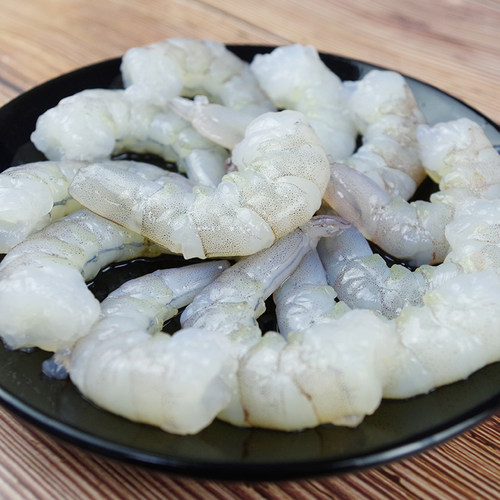 新鲜特大号活剥10%青虾仁