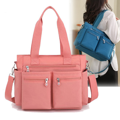 手提包纯色A4文件夹公文包单肩包