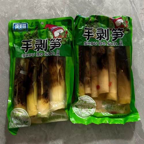 *渝美滋手剥笋开袋即食渝美滋泡椒酸辣脆笋尖香辣手拨笋竹笋干解/
