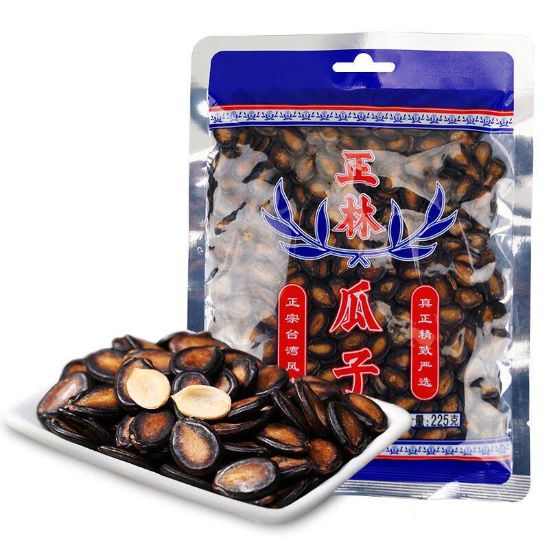 *正林西瓜子225g特产炒货袋装黑瓜子甘草味炒瓜子休闲追剧年货零/