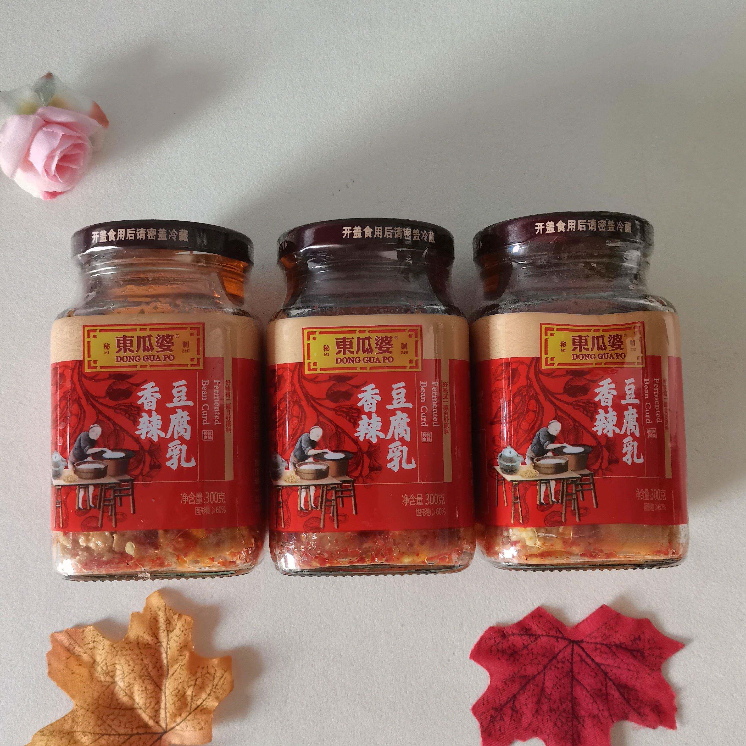 &江西南昌特产东瓜婆300g香辣豆腐乳瓶装下饭菜拌饭拌面酱即食