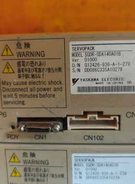 寻《《SGDR-SDA140A01B安川机器人伺服驱动器6个 标价
