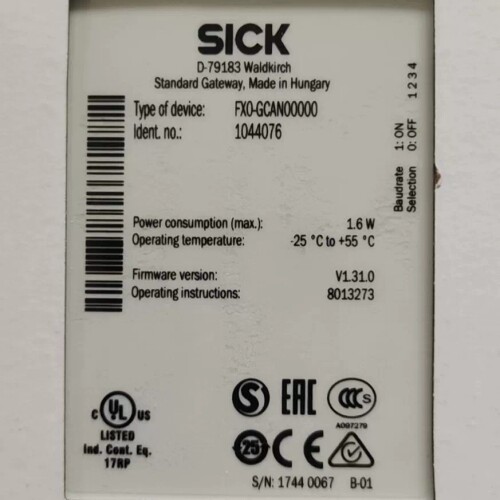 寻《《FX0-GCAN00000 V1.31.0 SICK德国西克