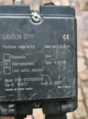 寻《《萨姆森3760定位器。Samson 3760-0012110