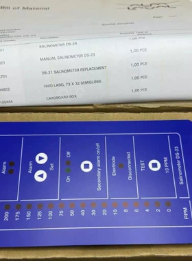 寻《《Alfa Laval DS-23盐度控制器，型号4723版本