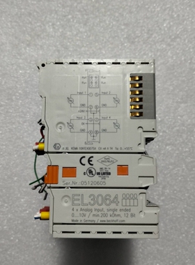 寻《《倍福BECKHOFF EL3064模块，4路模拟量输入，拆机