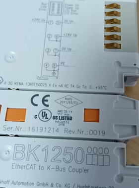 寻《《倍福BK1250 EtherCAT到K-Bus耦合器，德国原