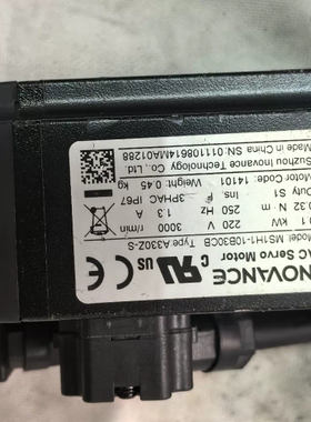 寻《《汇川伺服电机MS1H1-10B30CB-A330Z，0.1K