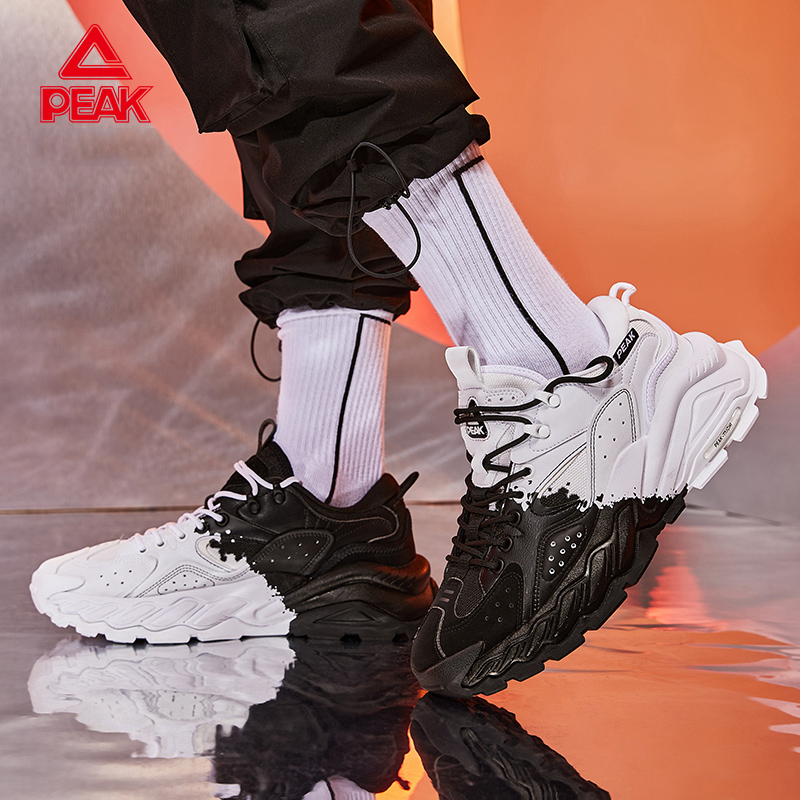 秋季运动鞋匹克防滑耐磨男