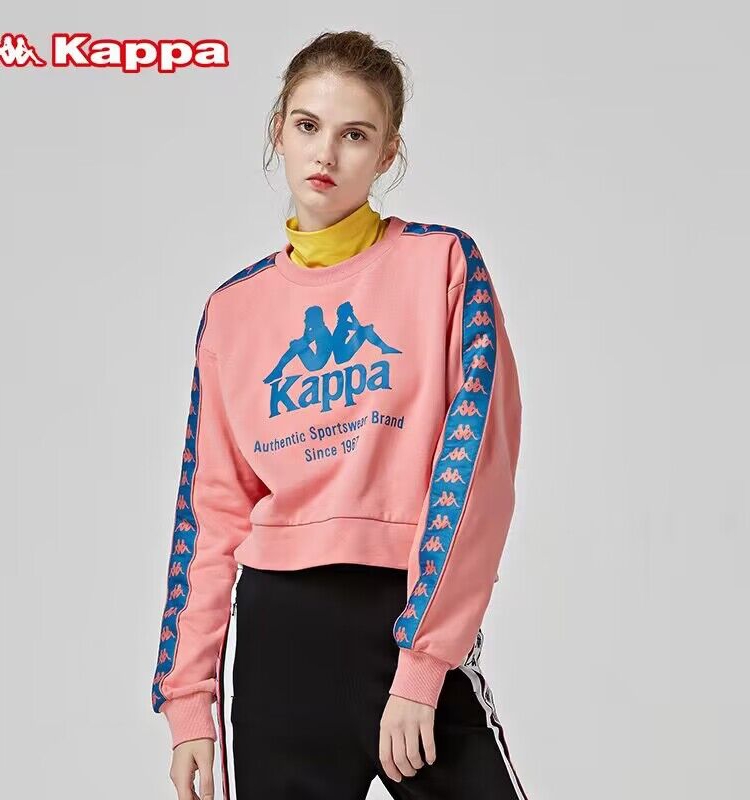 Kappa卡帕正品BANDA串标女式卫衣秋季新款休闲针织外套K0862WT65M 运动服/休闲服装 运动卫衣/套头衫 原图主图