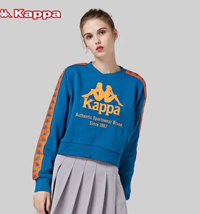 卫衣秋季 新款 BANDA串标女式 Kappa卡帕正品 休闲针织外套K0862WT65M