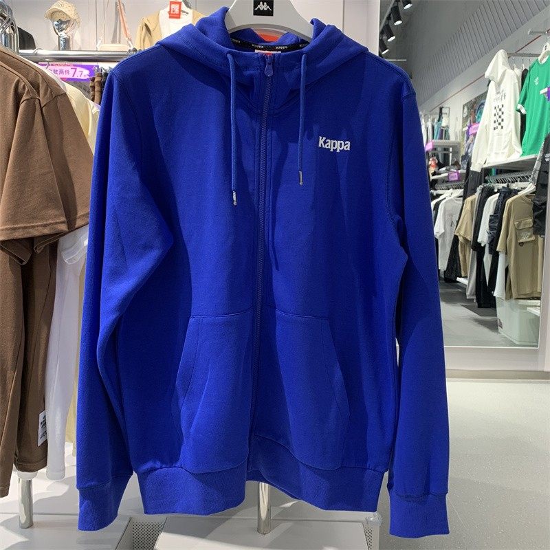 专柜直发卡帕kappa2022秋款男运动休闲拉链连帽开衫外套k0c52mk01
