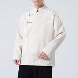 2024春夏新款风男装中式冰丝唐装汉服夹克外套C229-Y995-P100，男装夹克，电商C229-1