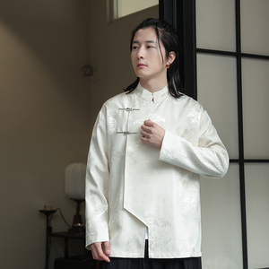 2024春夏风男装冰丝中式复古唐装汉服夹克外套C229-Y995-P100图片