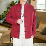 2024春夏风男装棉麻亚麻盘扣唐装汉服夹克外套C229/Y667/P85，男装夹克，电商C229-1