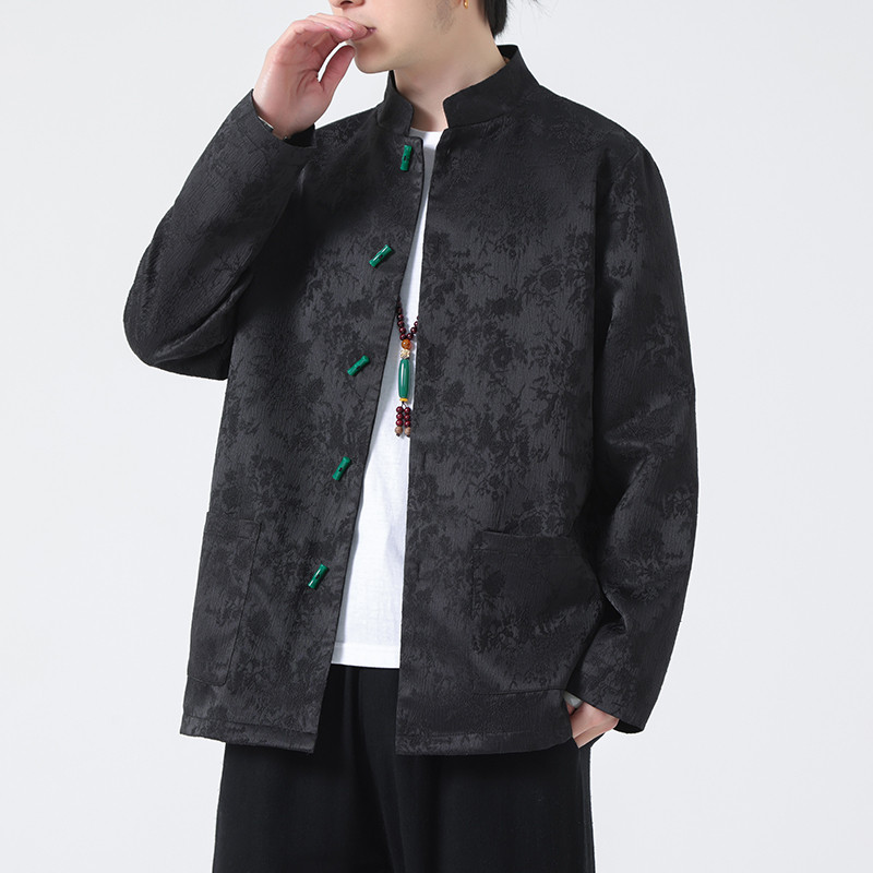 2024春夏风男装提花中式唐装汉服夹克外套C229-Y1014-P105,男装夹克,电商C229-1