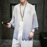 夏款风男装冰丝唐装汉服披风风衣外套防晒衣C229/Y609/P40，男装民族服装，电商C229-1
