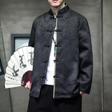 2024春夏新款风男装提花中式唐装汉服夹克外套C229-Y992-P100，男装夹克，电商C229-1