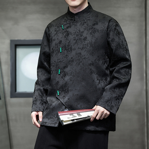 2024春夏风男装提花唐装汉服唐装汉服夹克外套C229-Y994-P100
