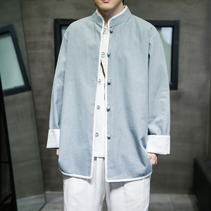2024春夏新款风男装棉麻日系唐装汉服夹克外套C229/Y658/P80