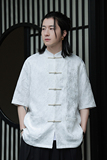 2024春夏风男装复古中式唐装汉服短袖衬衫衬衣C229-Y996-P70，男装衬衫，电商C229-1