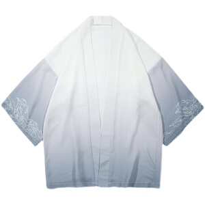 夏款风男装冰丝唐装汉服披风风衣外套防晒衣C229/Y609/P40图片