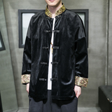 2024秋冬风男装撞色复古中式唐装汉服夹克外套C229/Y917/P80，男装夹克，电商C229-1