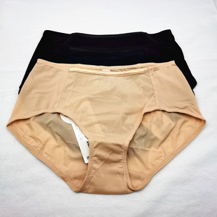 美思内裤冰丝简约抗菌透气易干纯色舒适中腰纯棉裆部平角裤
