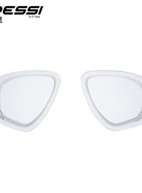意大利 CRESSI ACTION ICON 潜水镜近视镜片 左右眼200-700°