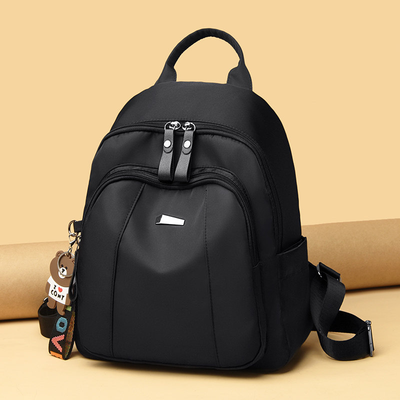 双肩包女2024新款时尚包包旅游轻便上班通勤大容量旅行牛津布背包